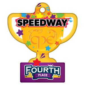 CPE Speedway 4th Place Trophy Tag