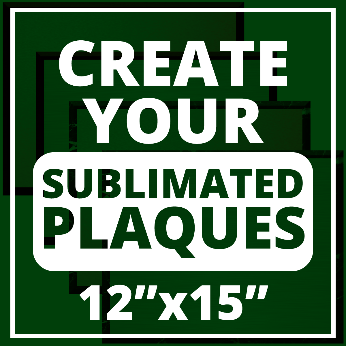 Double Plate Plaque - Sublimation
