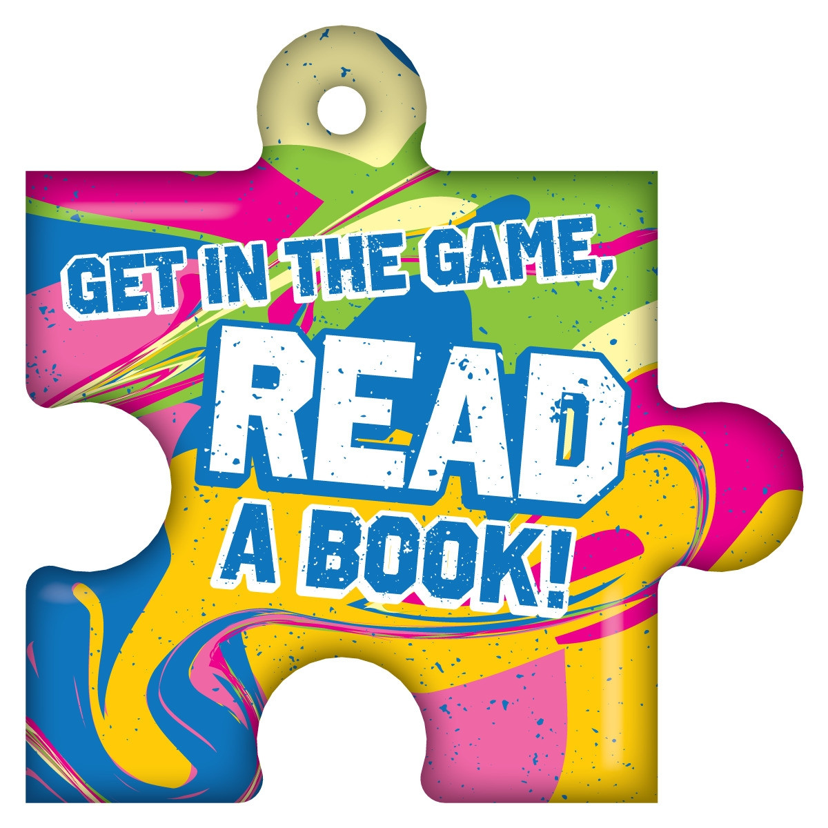 Get int the Game! (Colors) Puzzle Brag Tags