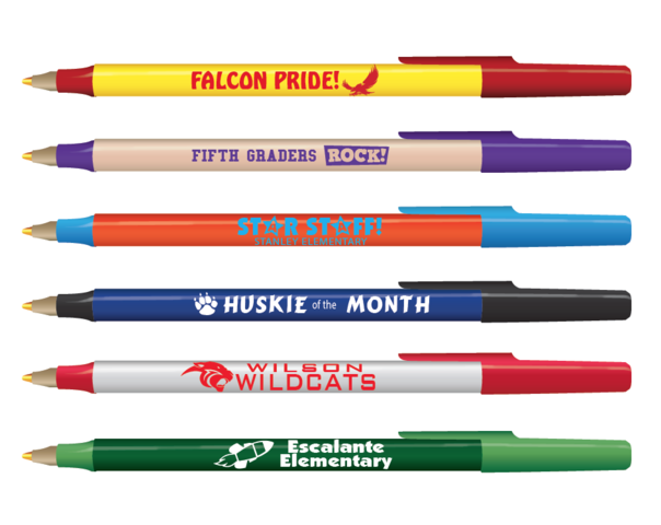 Custom Stick Pens - School