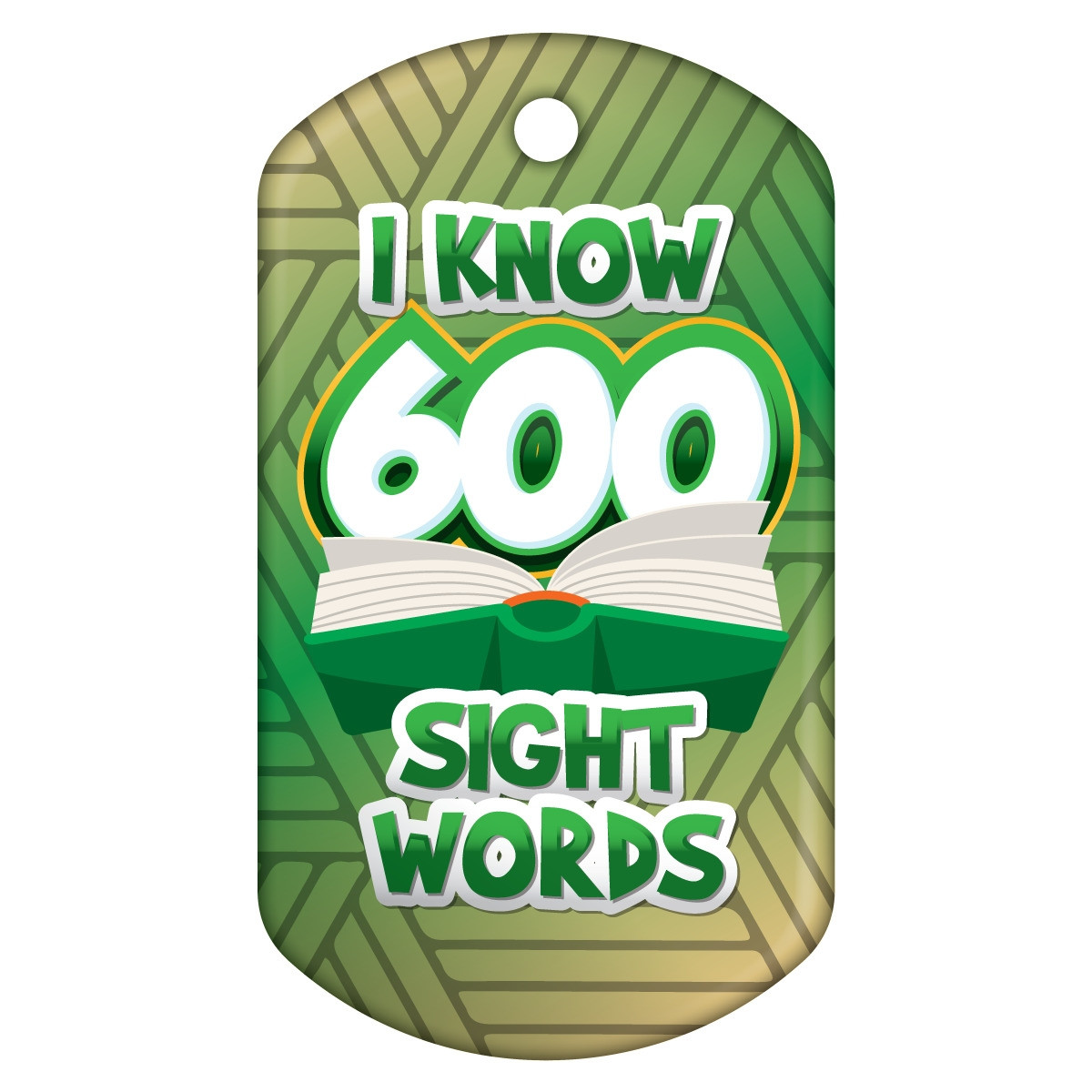 Dog Brag Tags - I Know 600 Sight Words