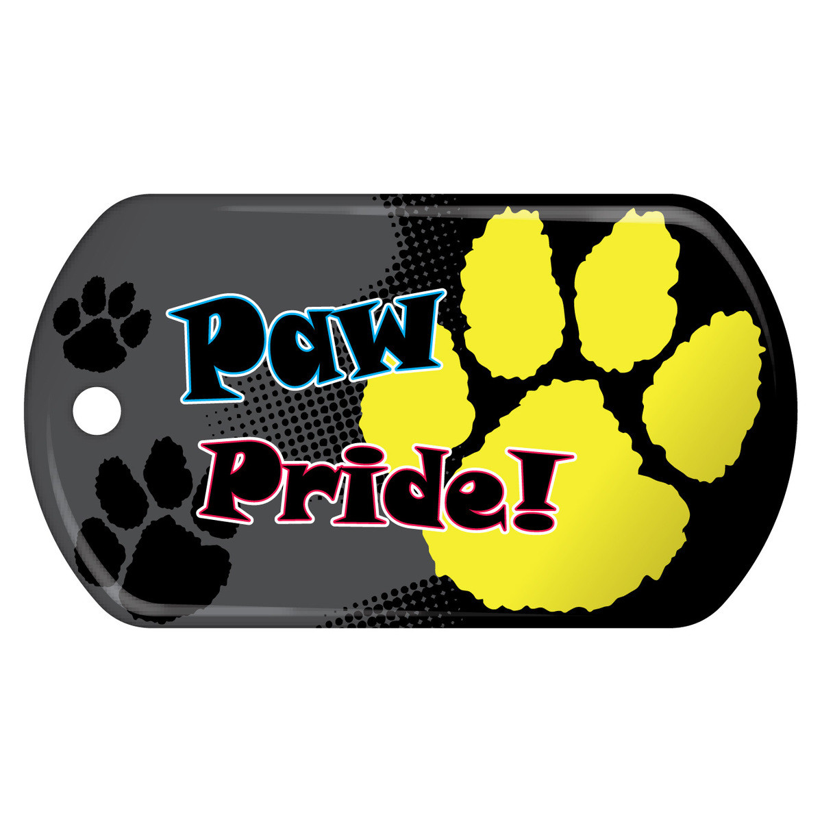Big Paw Pride School Spirit Brag Tags 