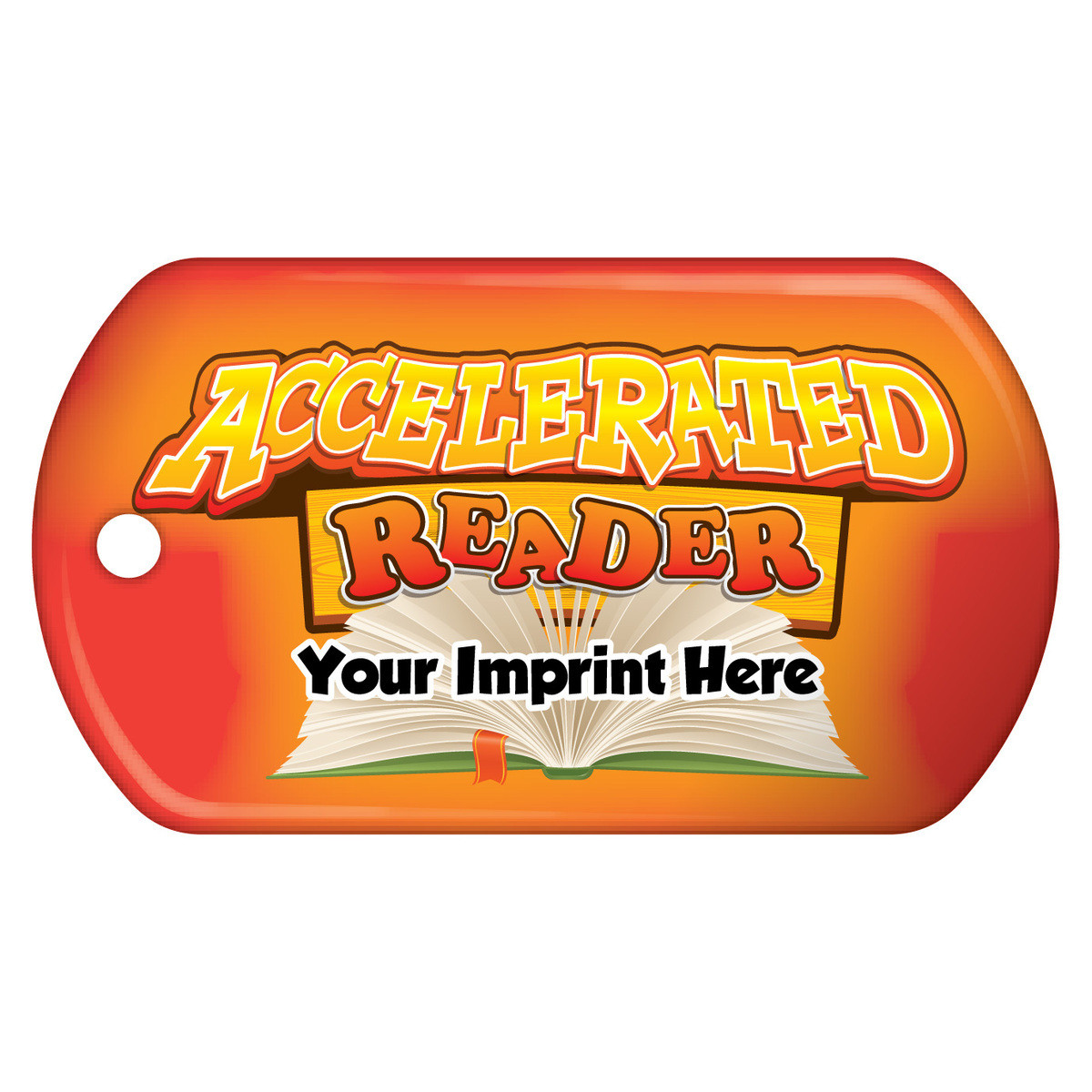 Custom Accelerated Reader Book Brag Tag | SchoolLife