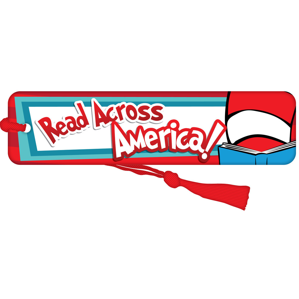 Bookmark with Red Tassel - Read Across America