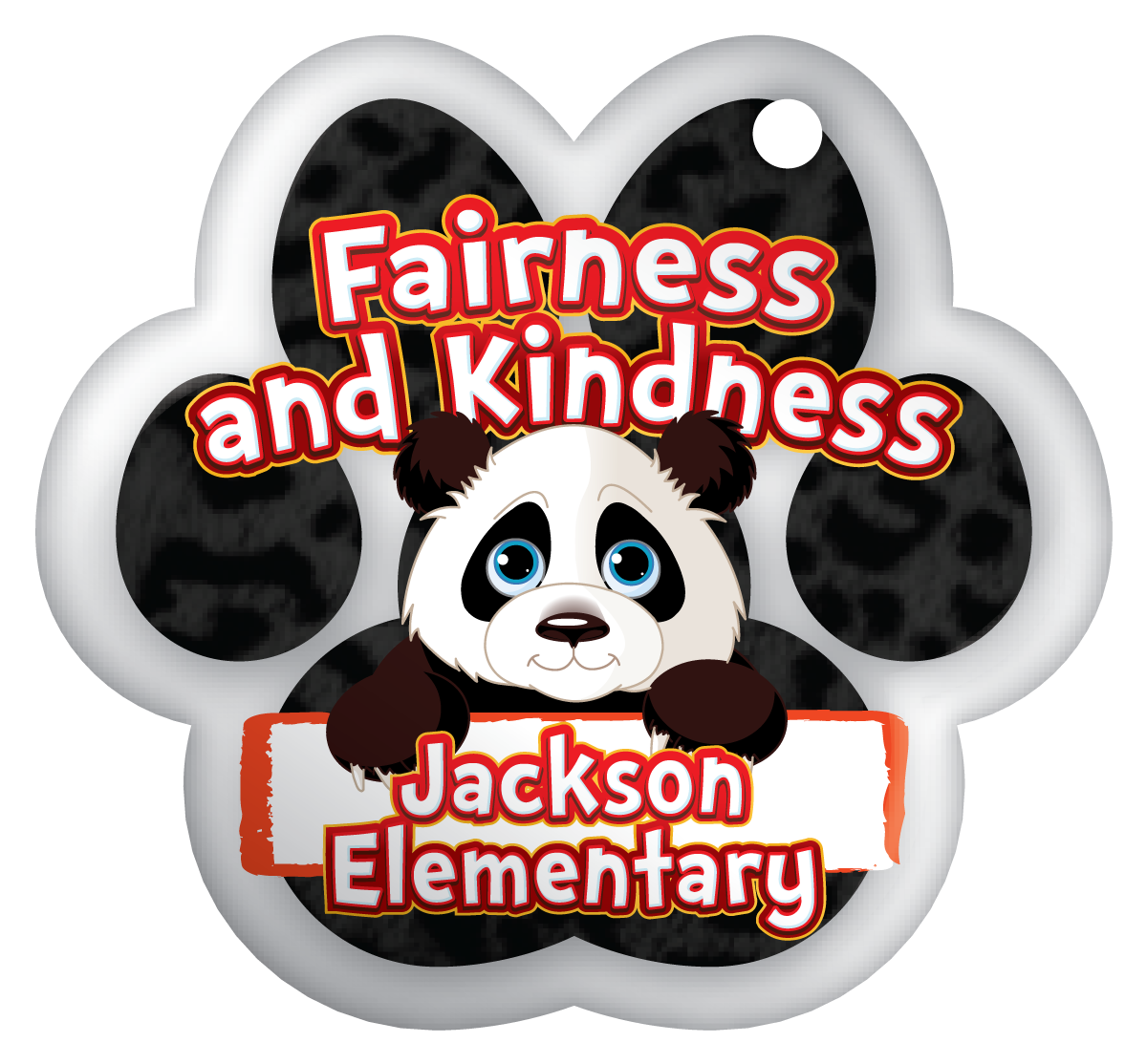 Custom Paw Brag Tag - Fairness and Kindness