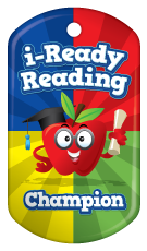 Custom Dog Brag Tag - i-Ready Reading Champion