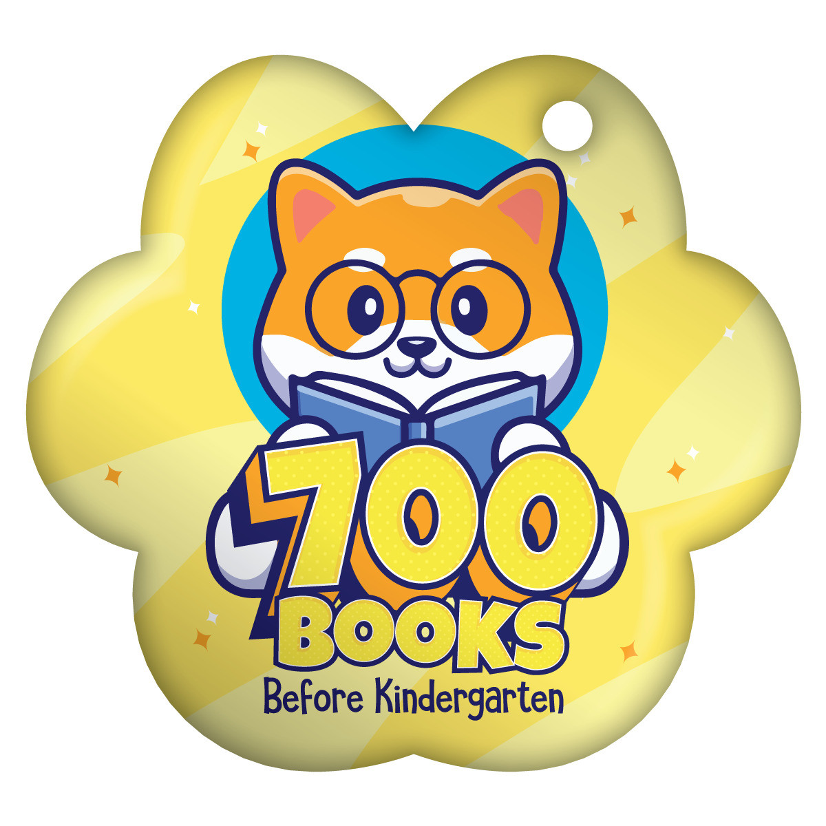 Paw Brag Tags - 700 Books before Kindergarten