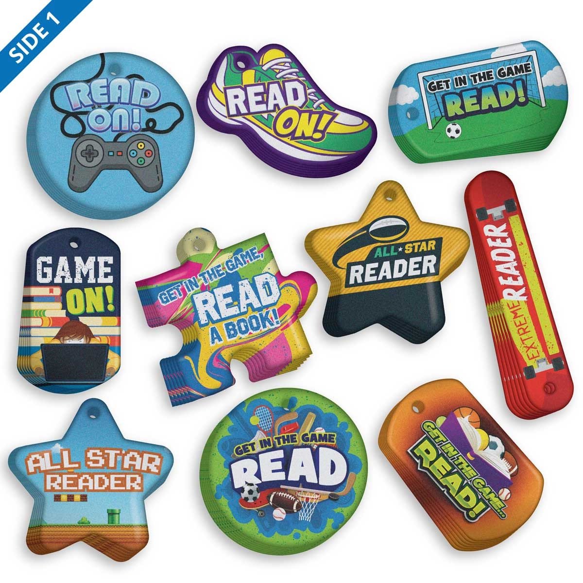 Library Brag Tag Value Pack - Game On