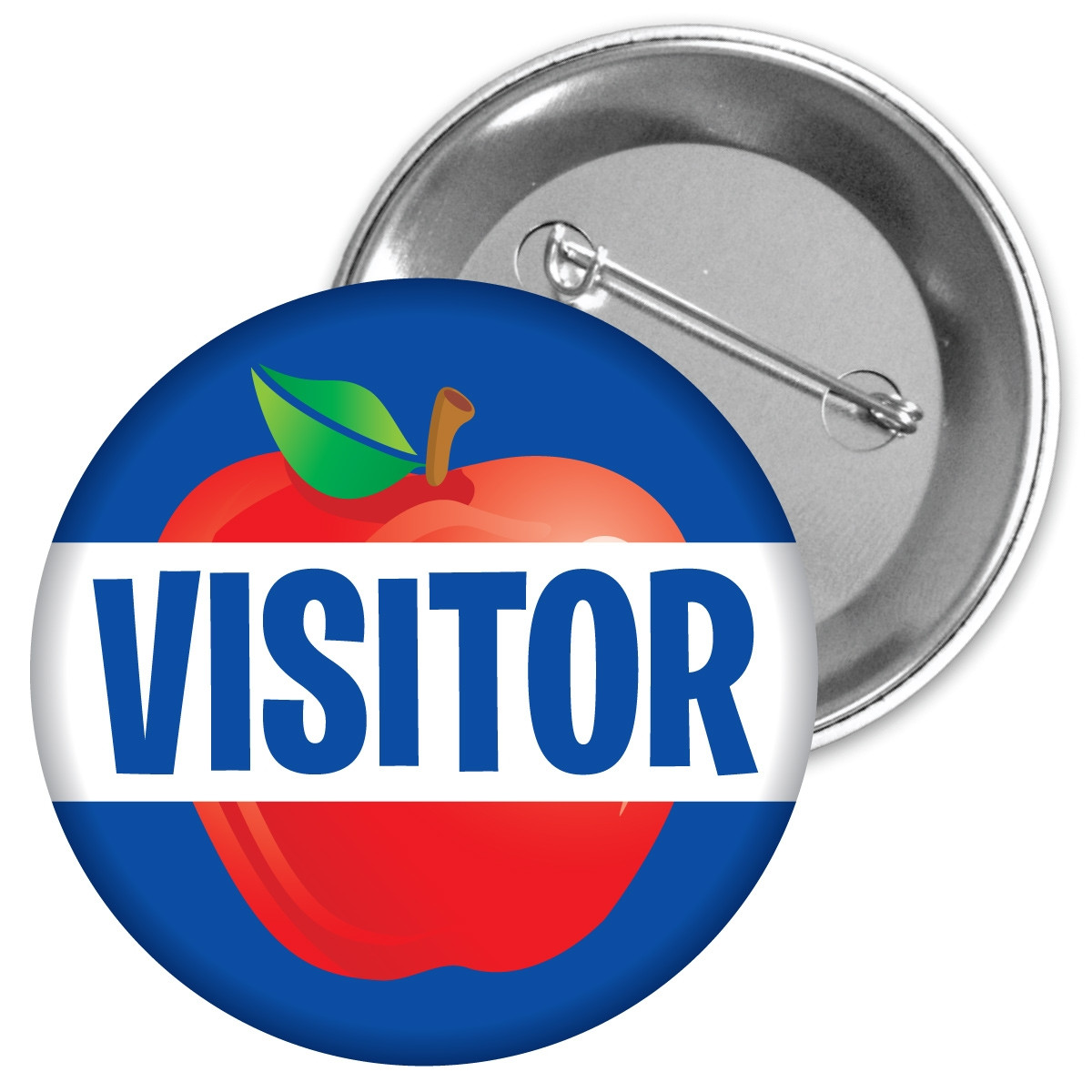 Metal Button - Visitor (Apple)