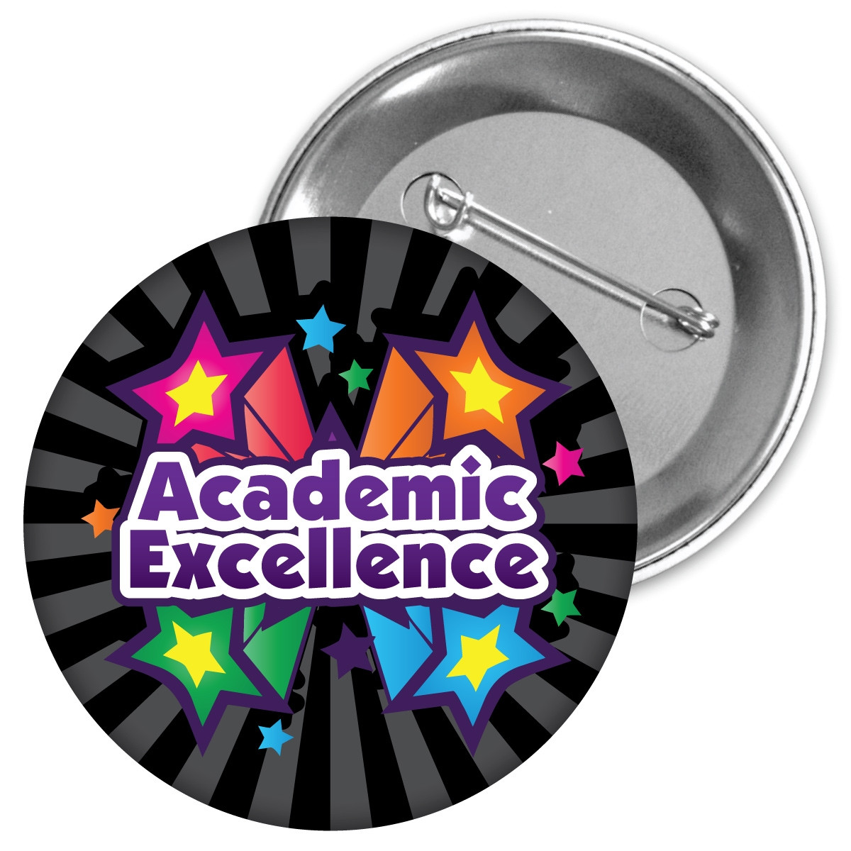 Metal Button - Academic Excellence