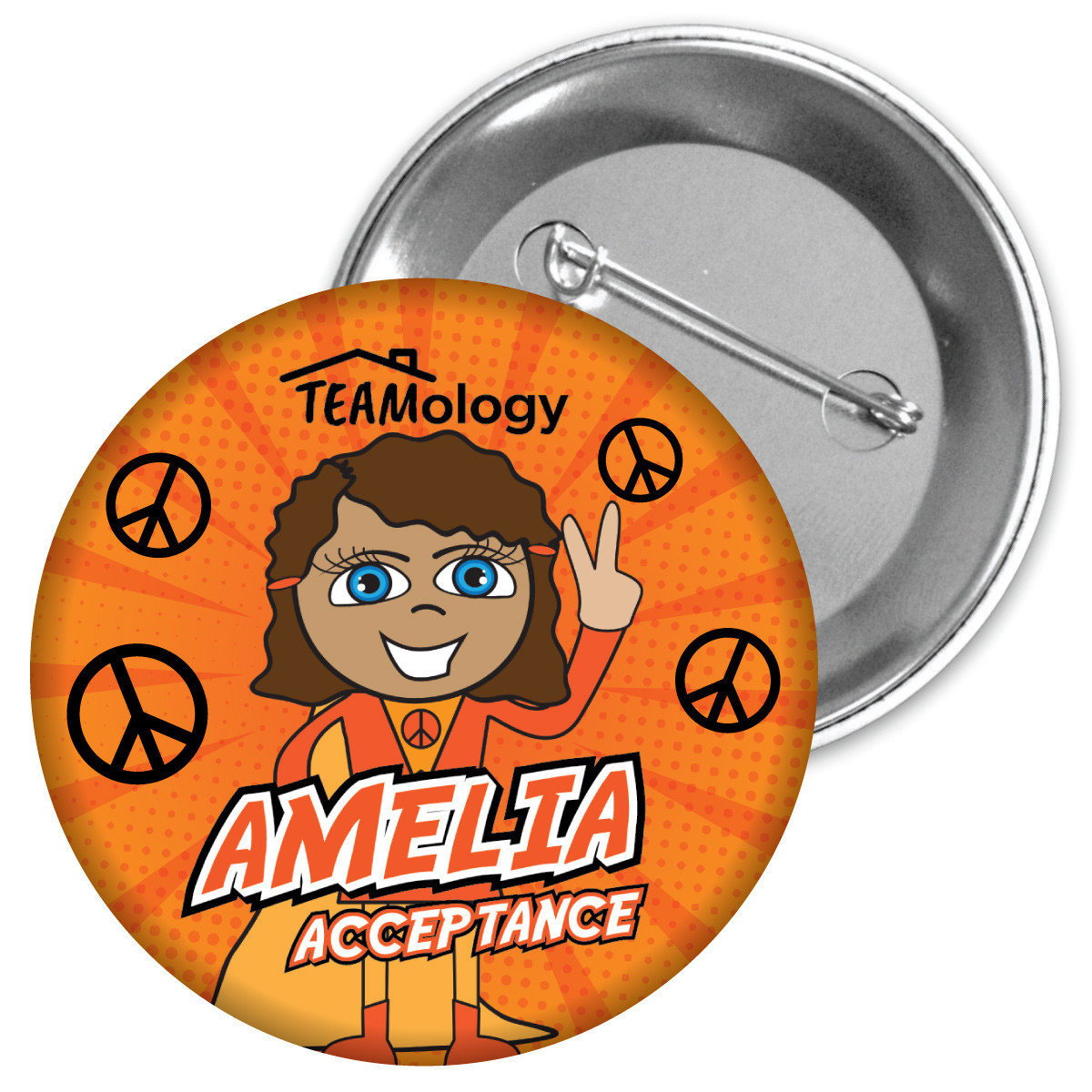 Metal Button - Acceptance (Amelia)