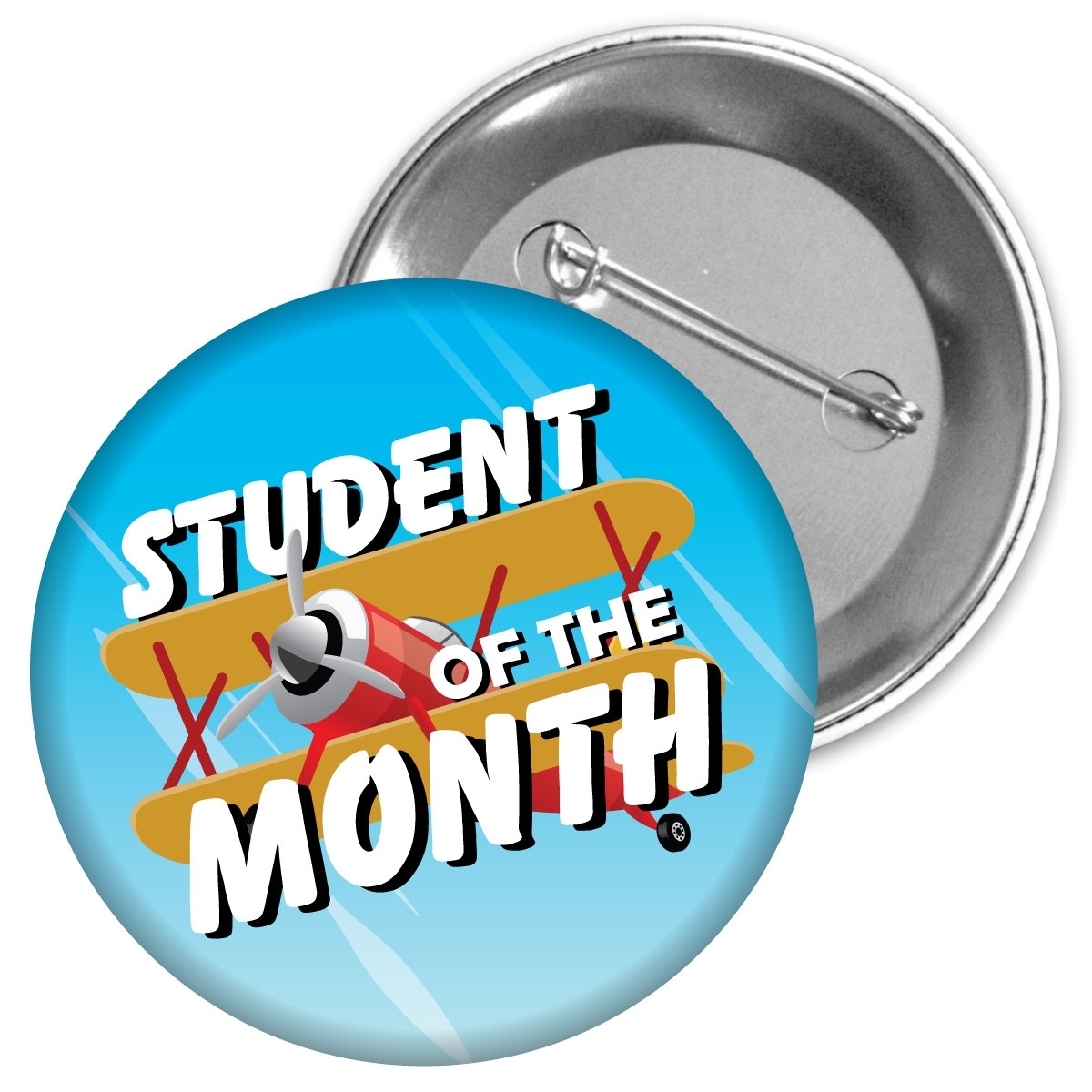 Metal Button - Student of the Month