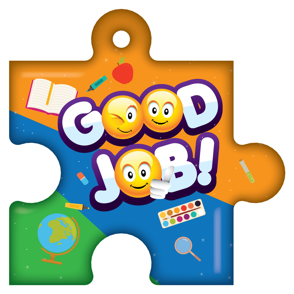 Puzzle Brag Tags - Good Job!