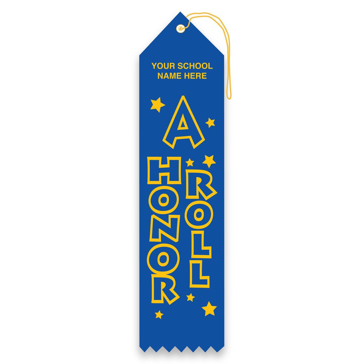 Imprinted Carded Ribbon - A Honor Roll