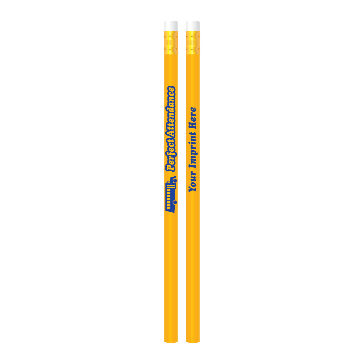 Custom Pencil - Perfect Attendance 