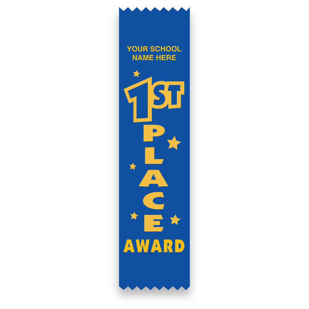 Imprinted Flat Ribbon - 1st Place Award