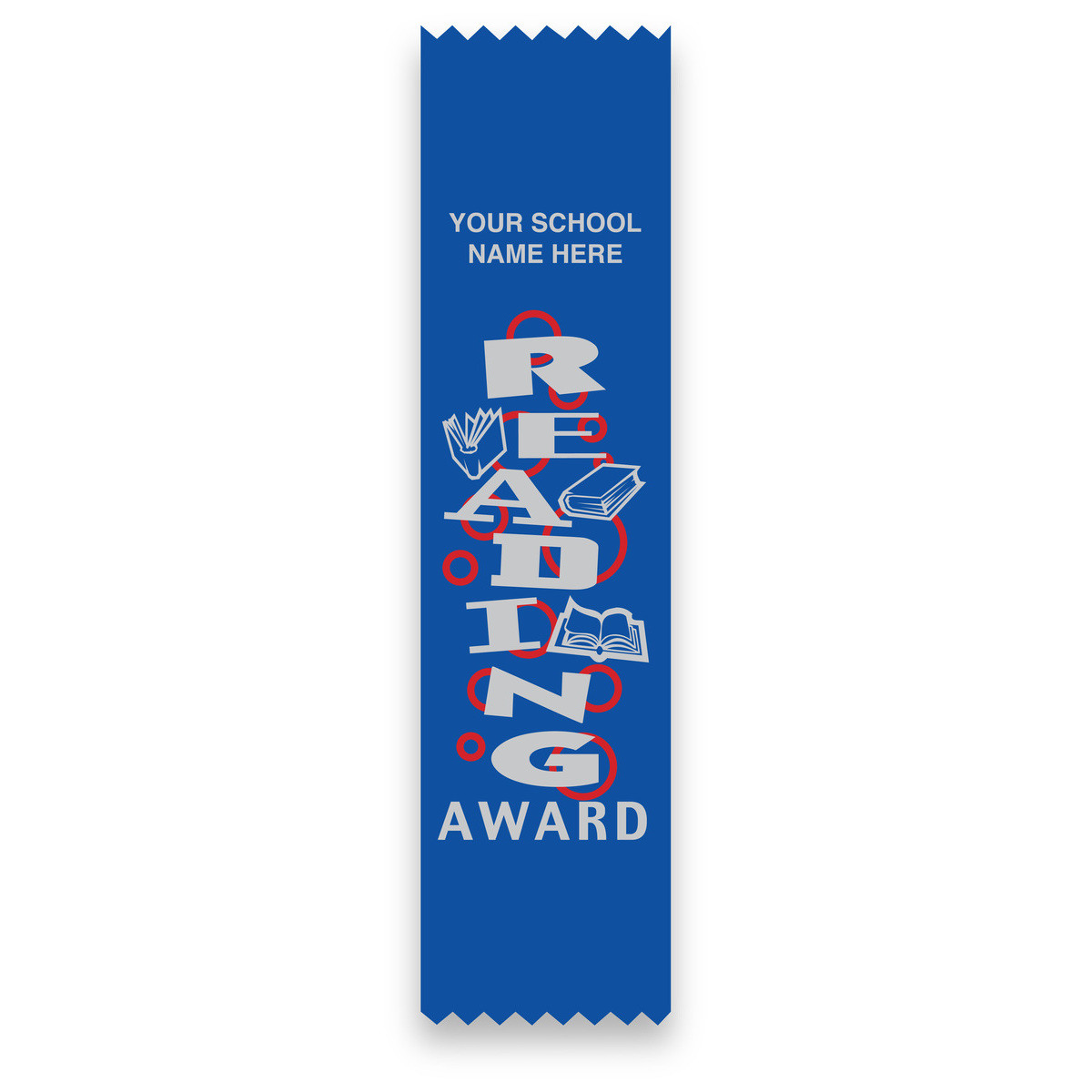 Imprinted Flat Ribbon - Reading Award
