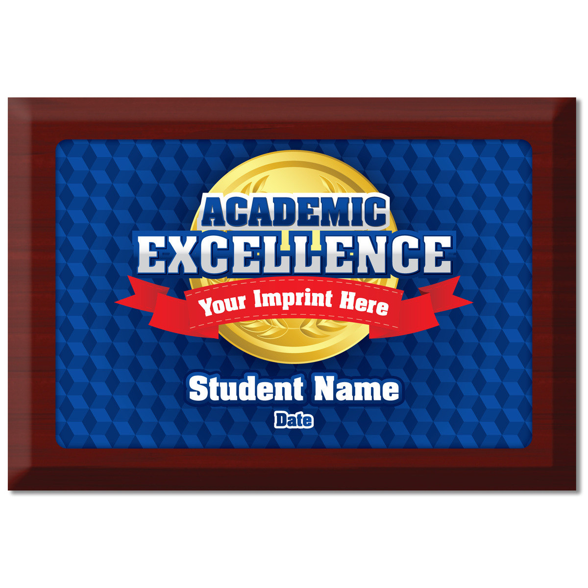 Custom Plate Plaque - Academic Excellence