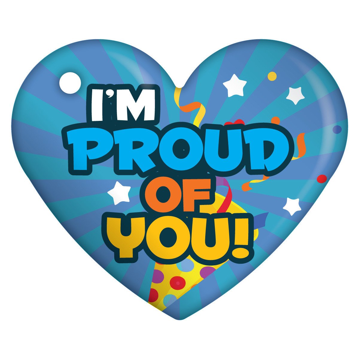 Heart Brag Tags - I'm Proud of you