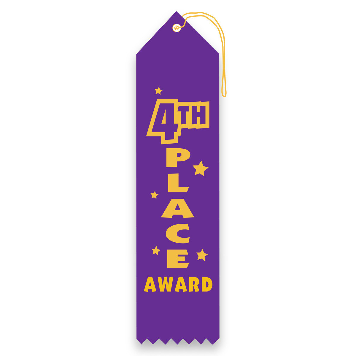 Carded Ribbon - 4th Place Award