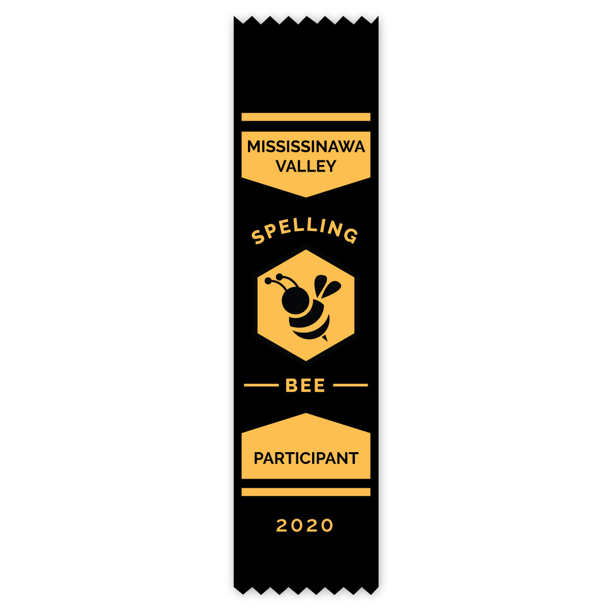 Custom Flat Ribbon - Spelling Bee Participant