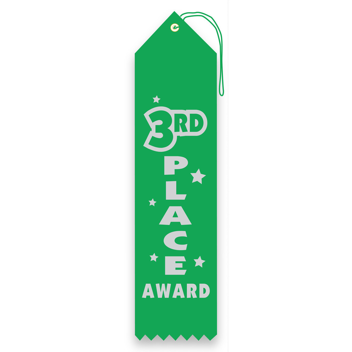 Carded Ribbon - 3rd Place Award