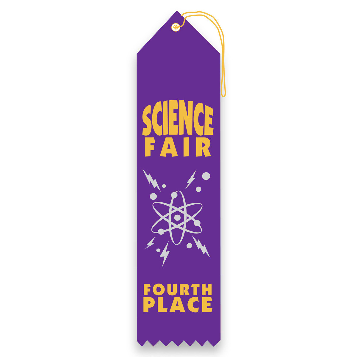 Carded Ribbon - Science Fair, 4th Place