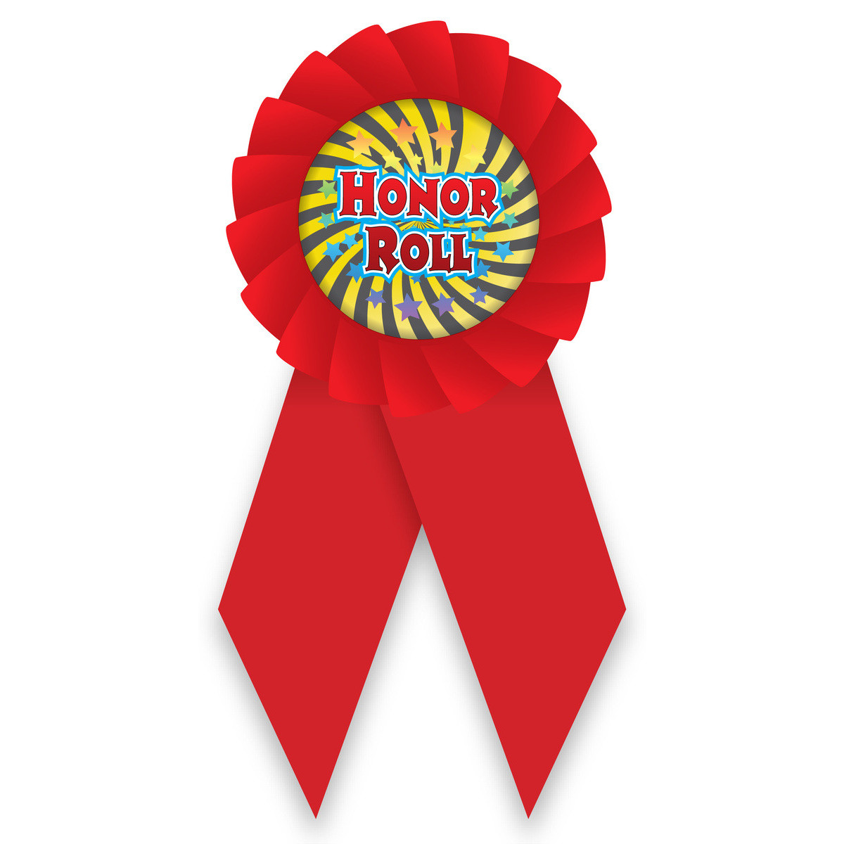 Econo Rosette Ribbon with Button Insert - Honor Roll