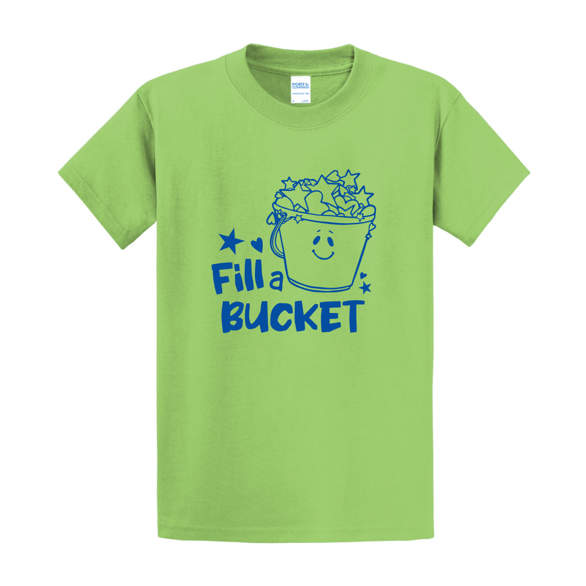 SCREEN PRINTED BUCKET FILLERS  T-SHIRTS