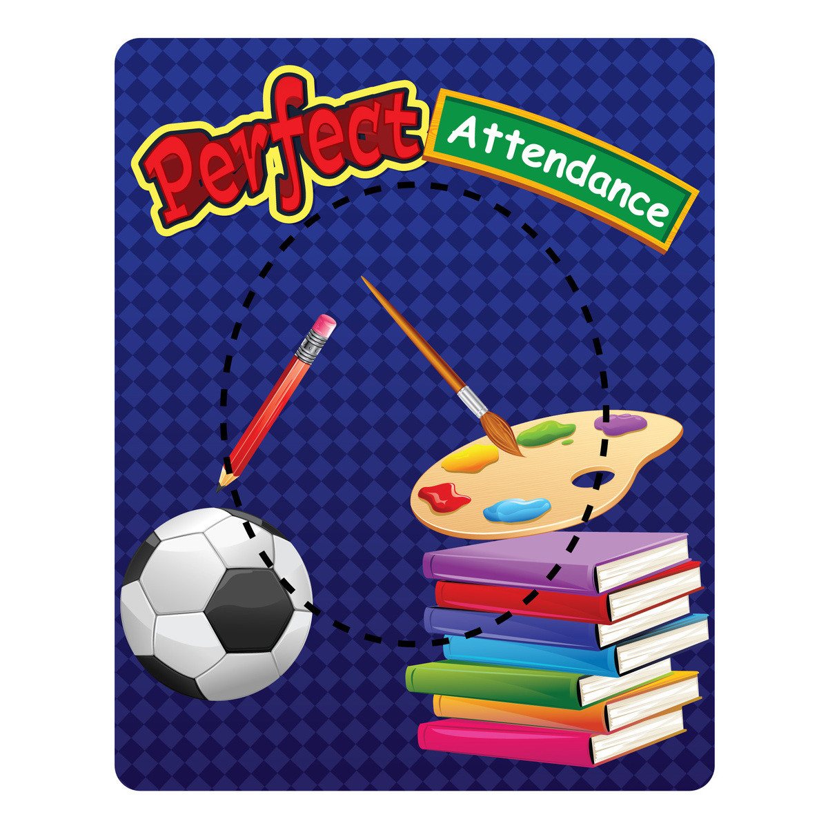 Picture Frame Magnet- Perfect Attendance