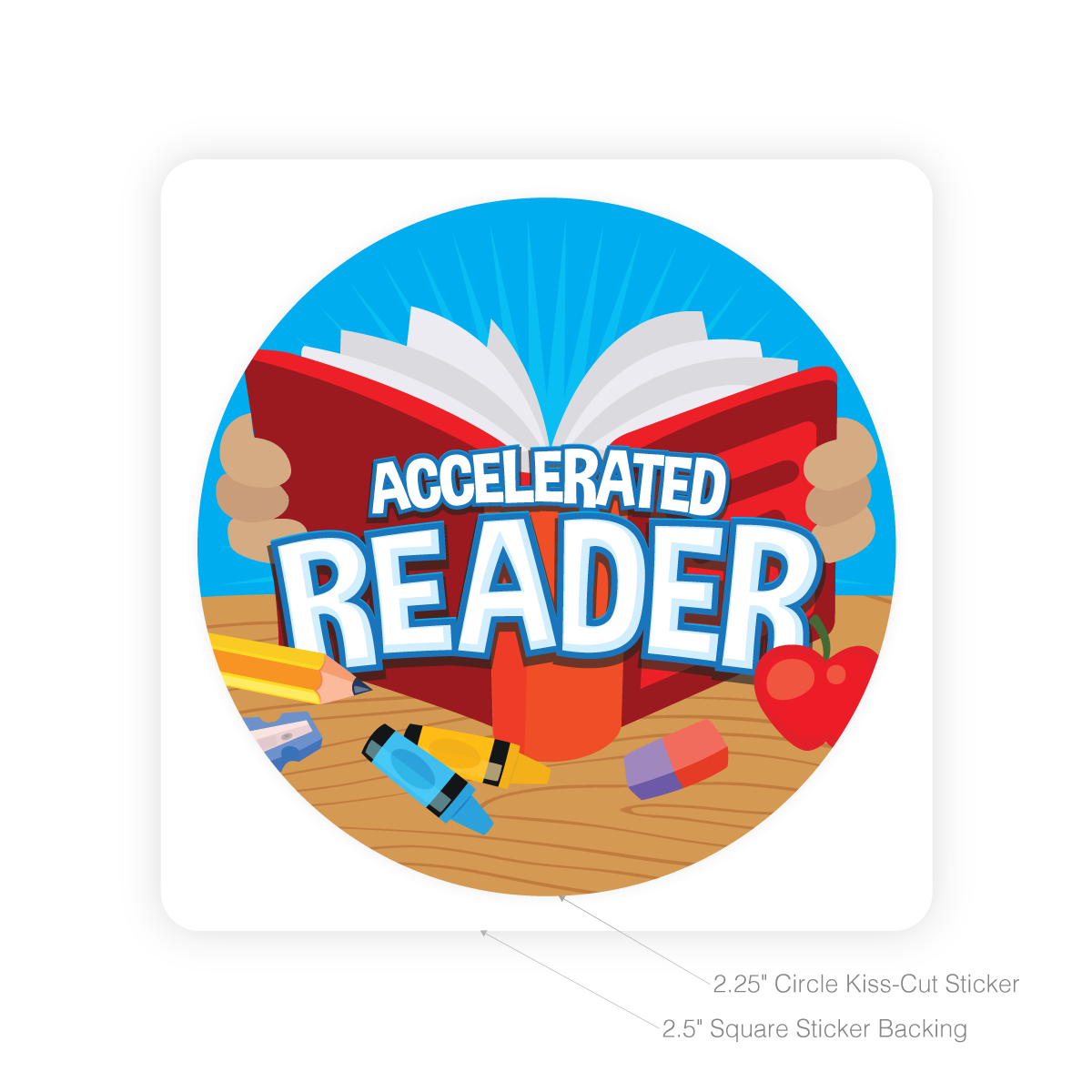 Round Sticker - Accelerated Reader