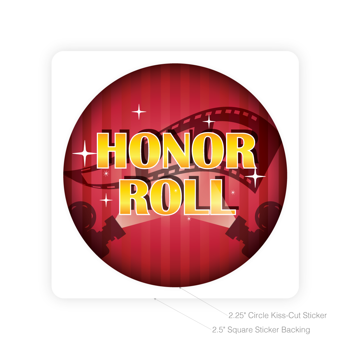 Round Sticker - Honor Roll