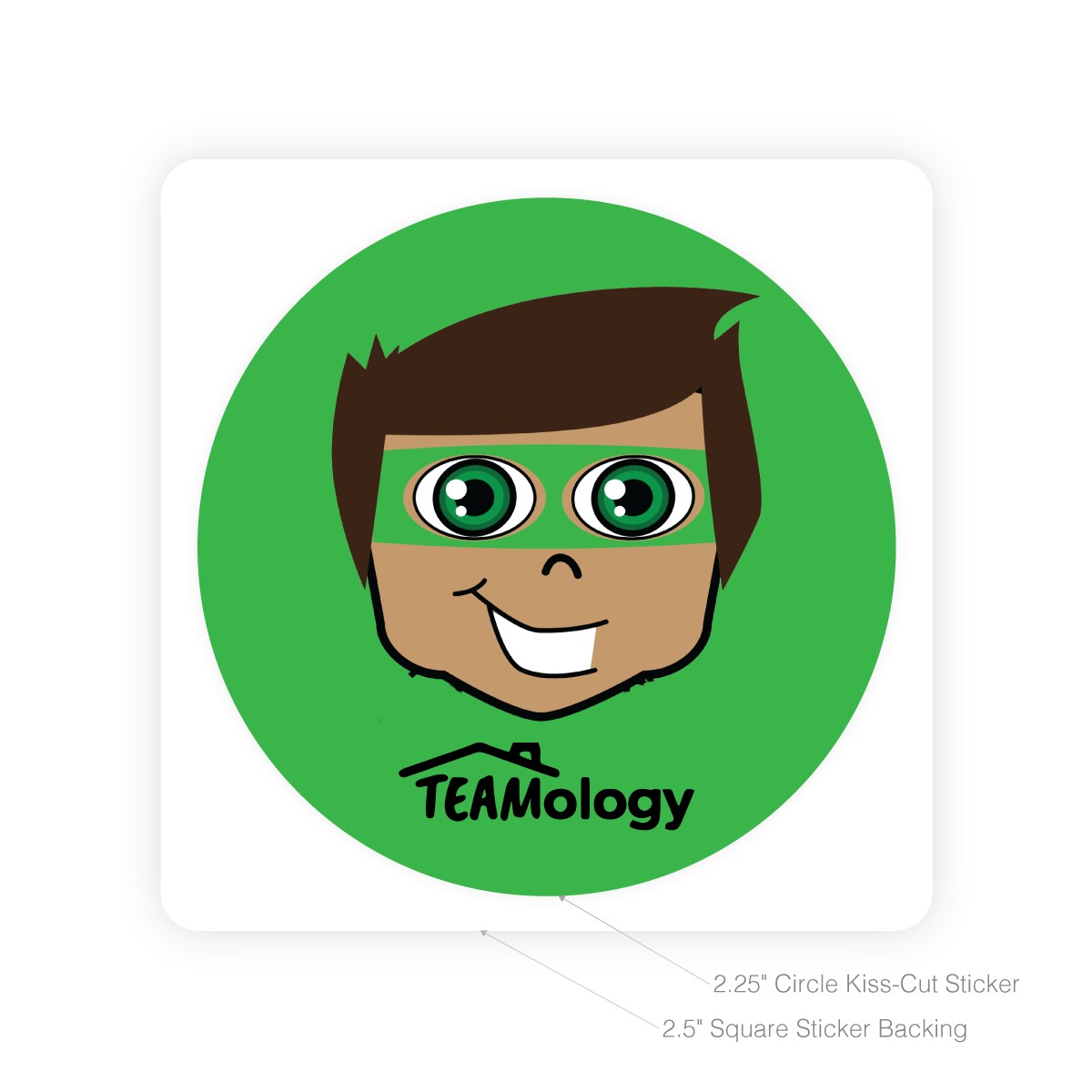 Round Sticker - Teamology (Philo)