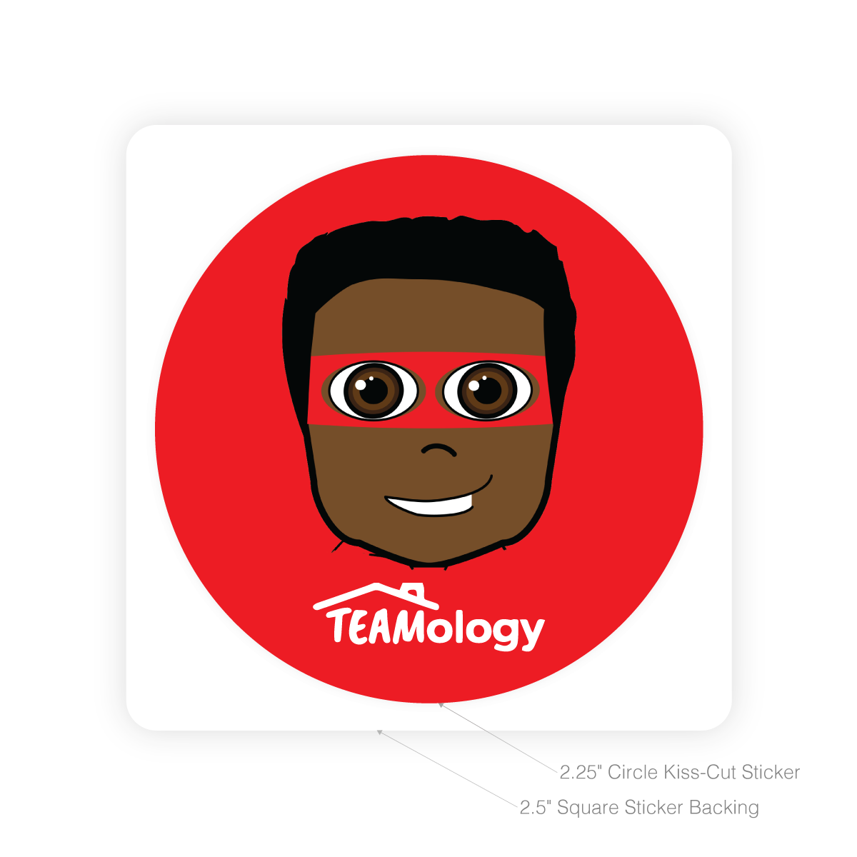 Round Sticker - Teamology (Lamar)