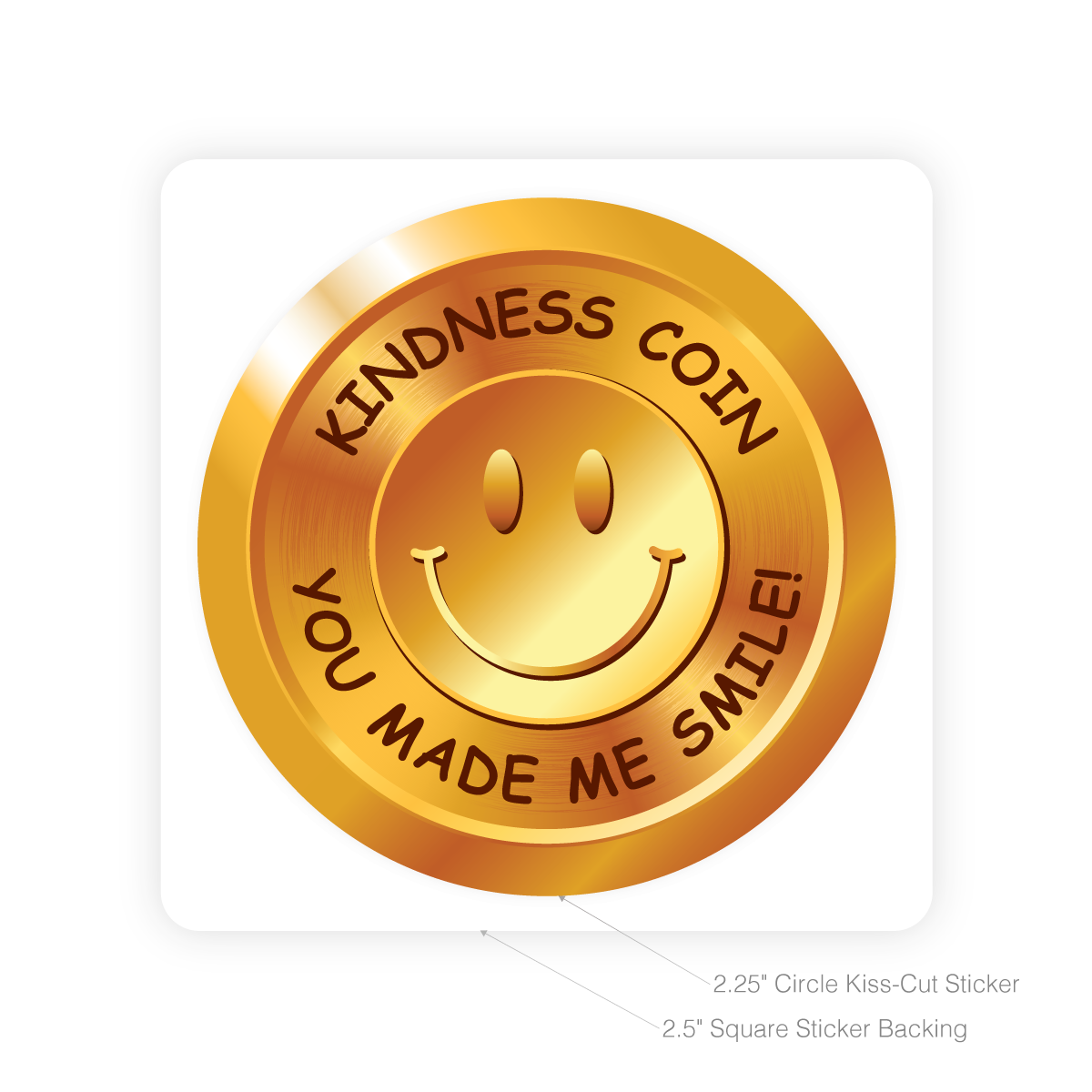 Round Sticker - Kindness Coin