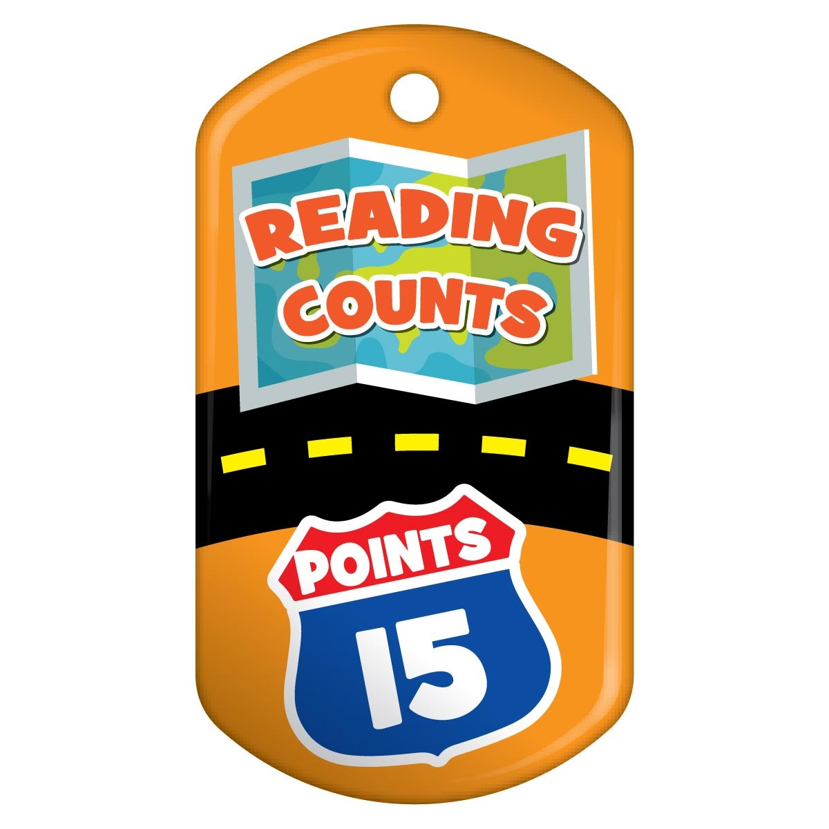 Dog Brag Tags - Reading Counts (15 Points)