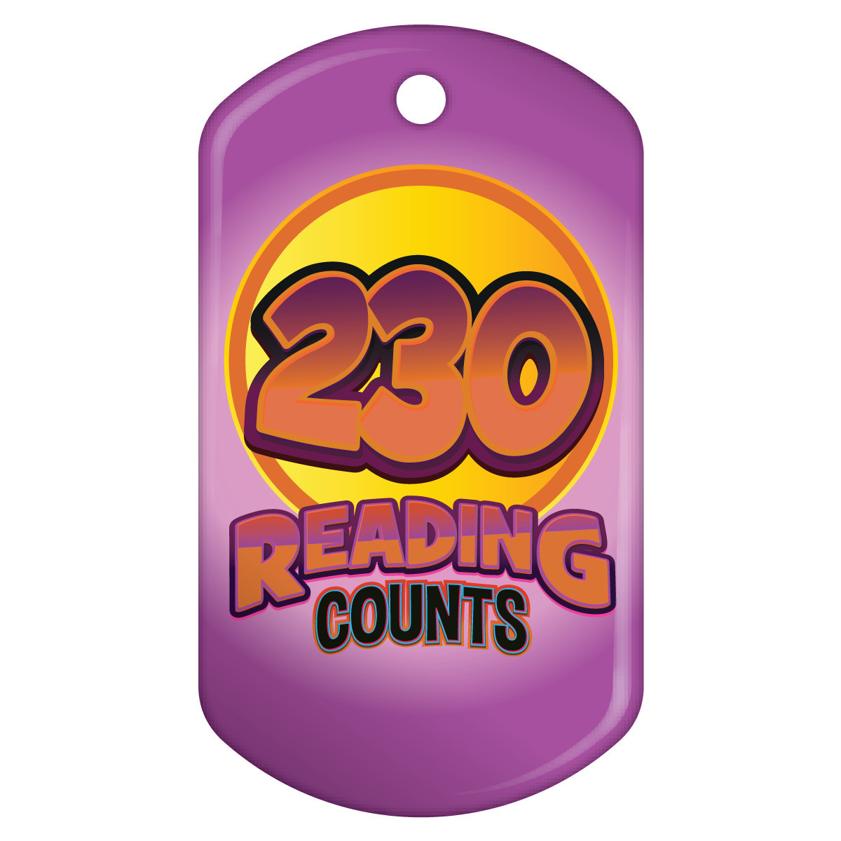 Dog Brag Tag - Reading Counts 230 Points