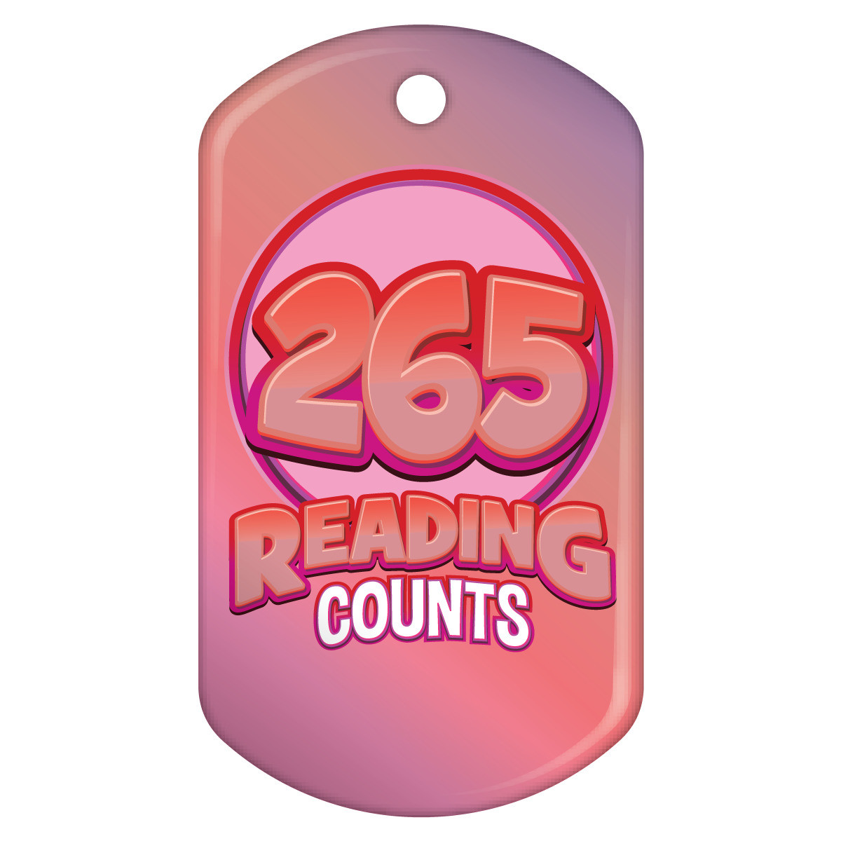 Dog Brag Tag - Reading Counts 265 Points