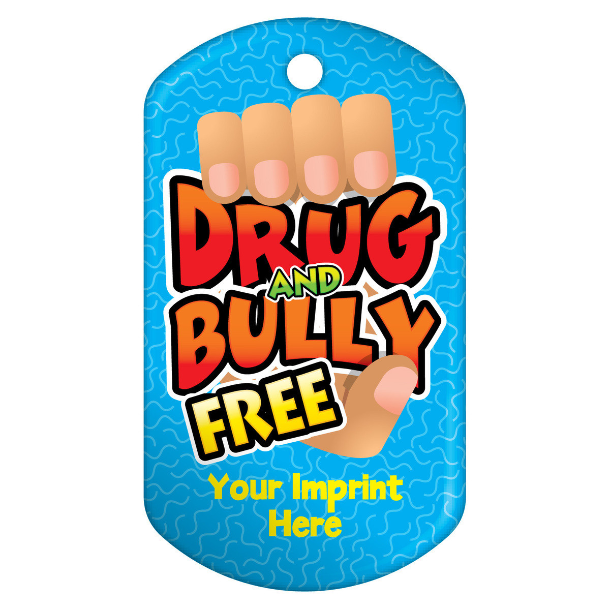 Custom Dog Brag Tags - Drug And Bully Free