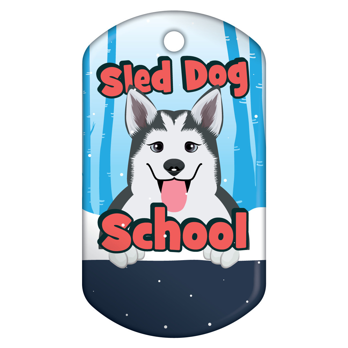Dog Brag Tags - Sled Dog School