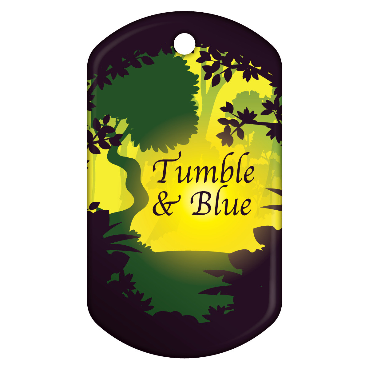 Dog Brag Tags - Tumble & Blue