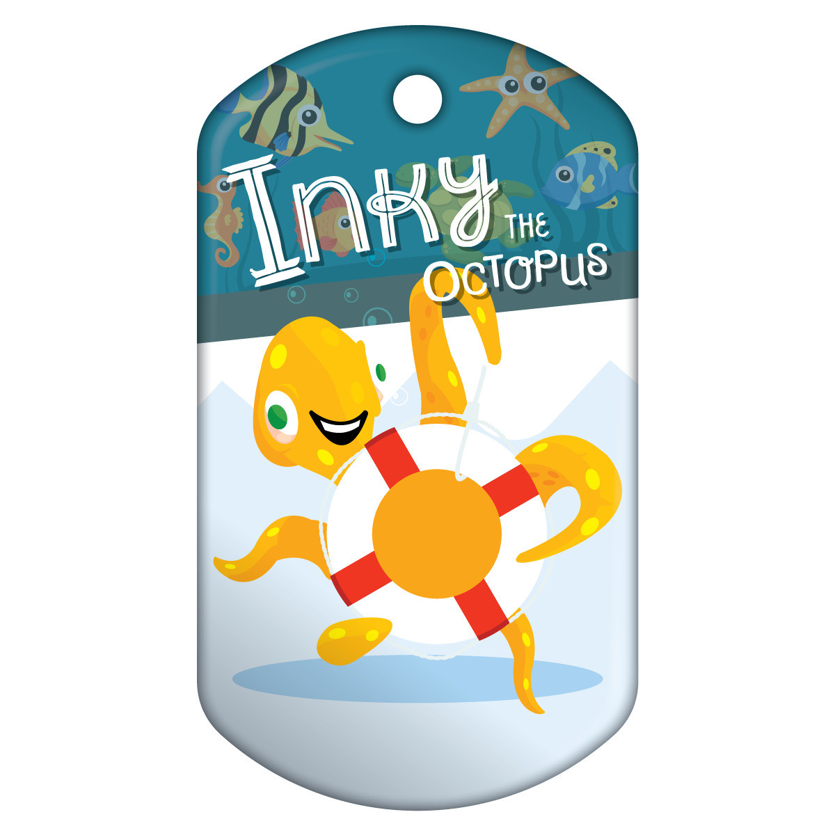 Dog Brag Tags - Inky the Octopus