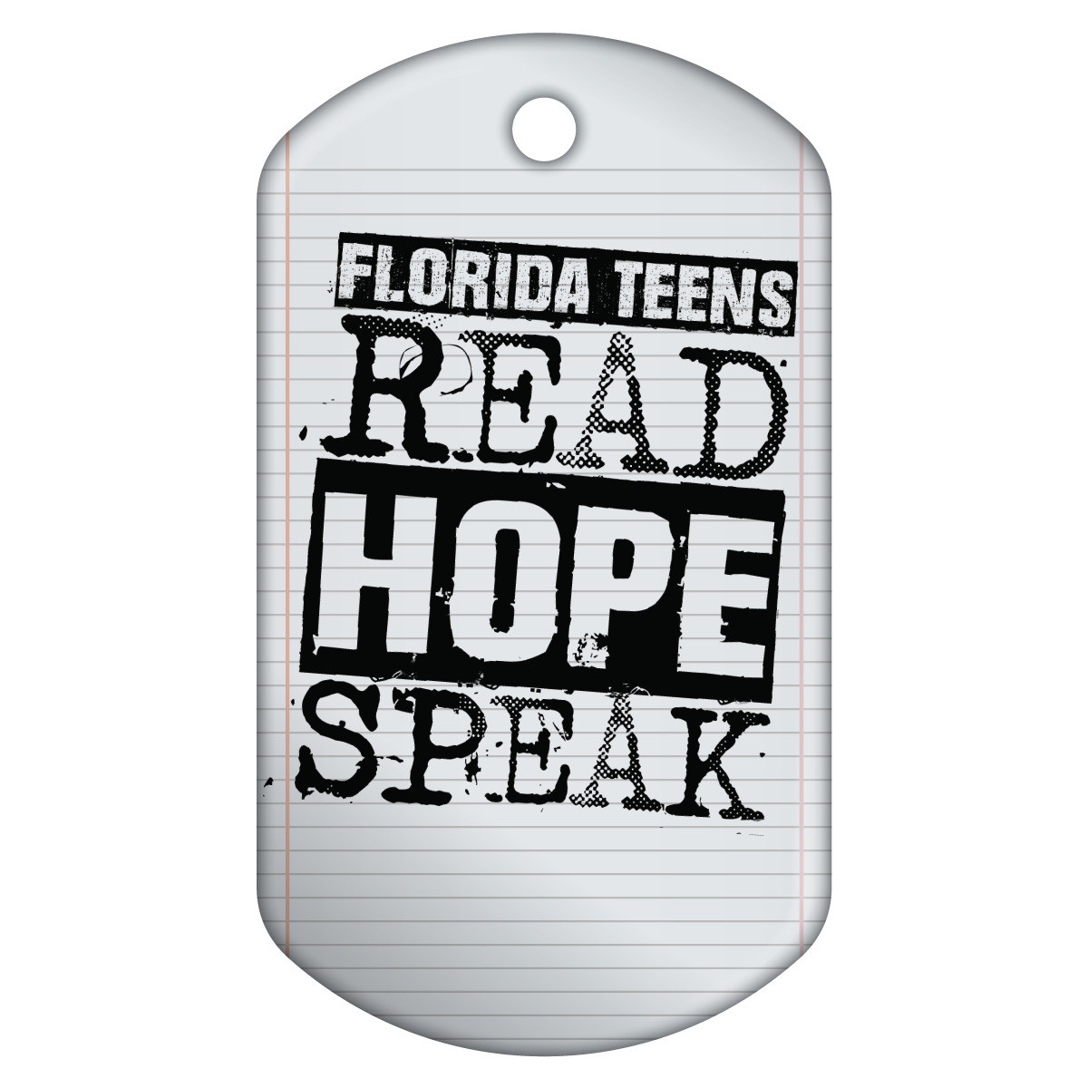 Dog Brag Tags - Florida Teens Read Hope Speak