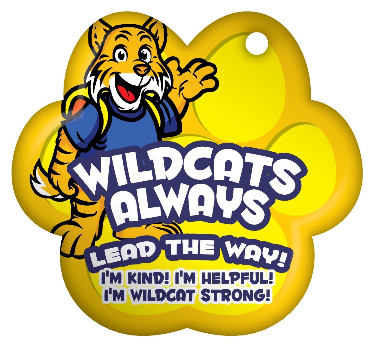 Paw Brag Tags - Wildcats Always Lead the Way