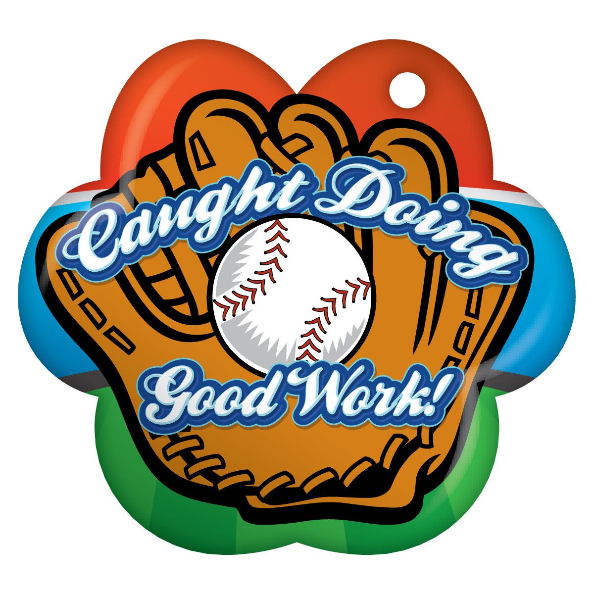Motivation Pack Paw Brag Tag - Caught Doing Good Work