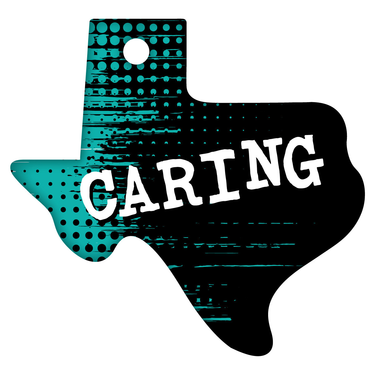Texas Character Traits Brag Tags - Caring