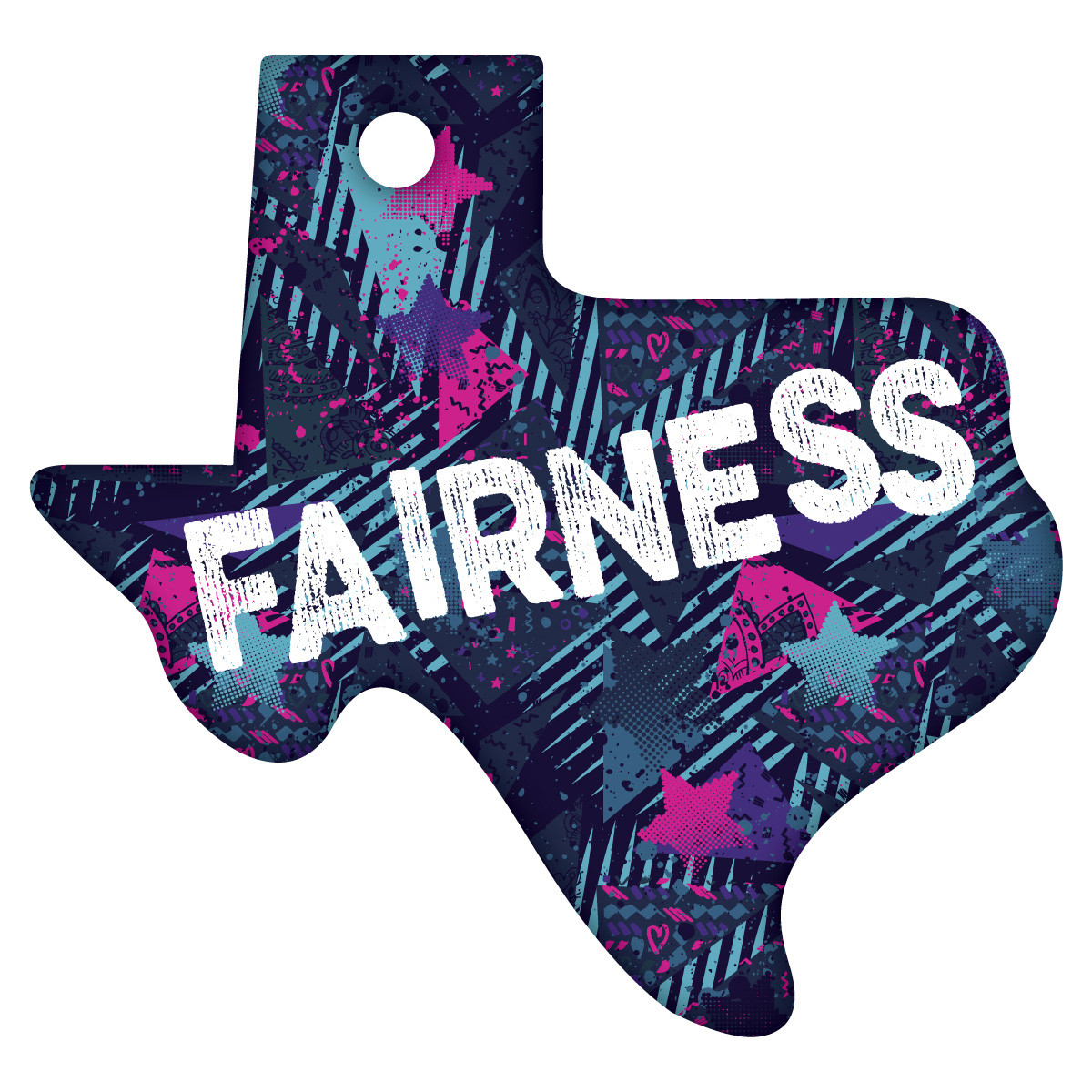 Texas Character Traits Brag Tags - Fairness