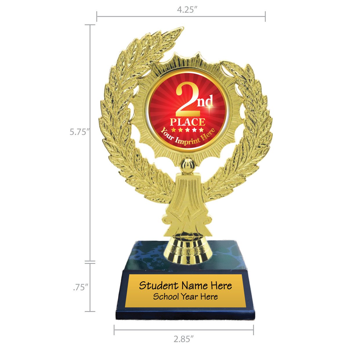 Custom Trophy - 2nd Place Award