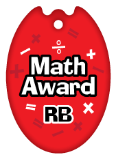 Custom Shield Brag Tag - Math Award