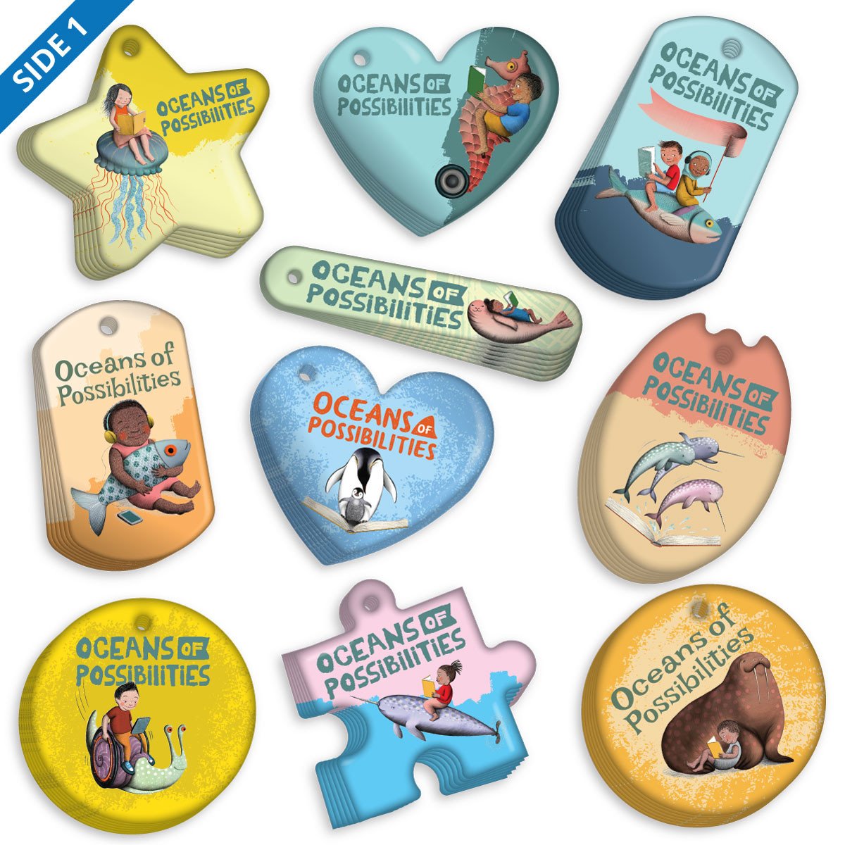 Collaborative Summer Library Program (CSLP) Brag Tag Value Pack - Oceans of Possibilities